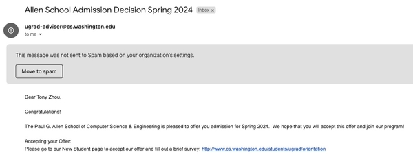UW Admission